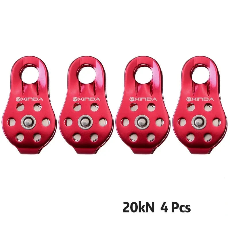 High-Altitude Traverse Pulley for Safe and Efficient Hauling