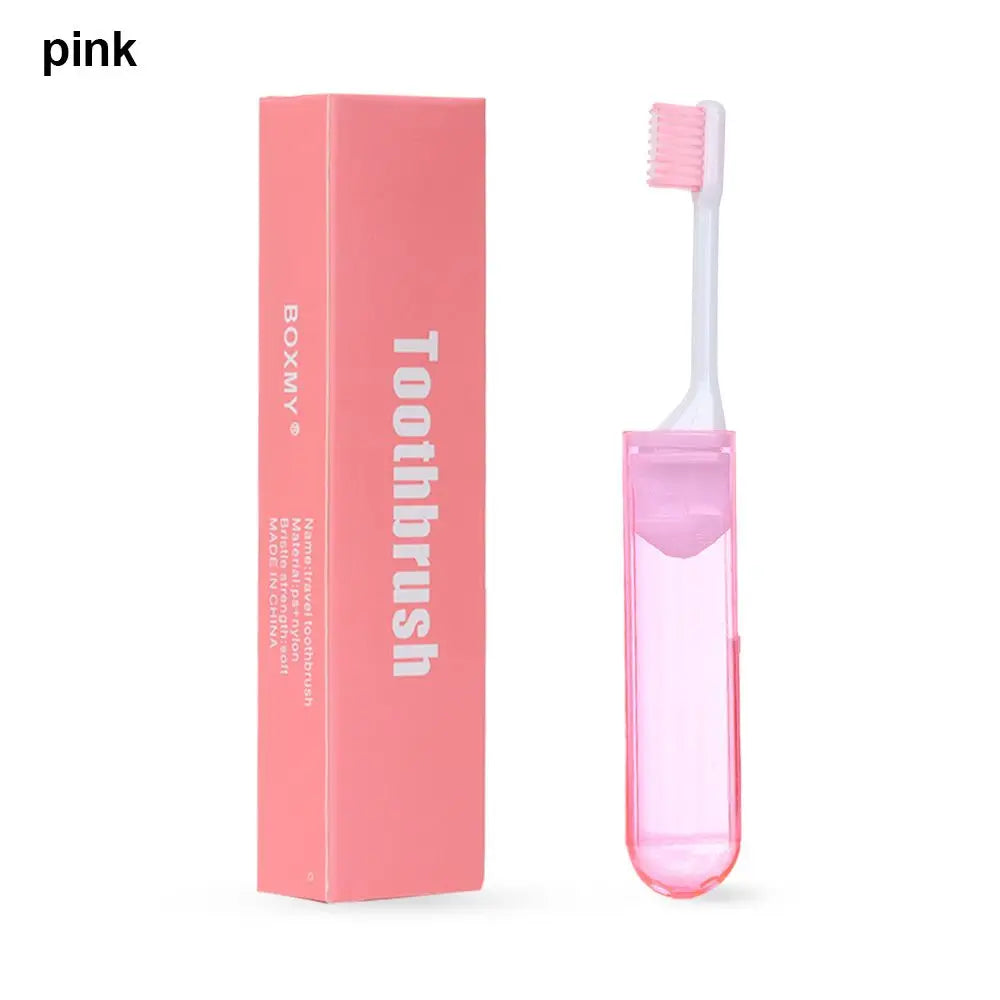 1Pc Soft Plastic Folding Toothbrush Outdoor Tooth Brush Useful Oral Cleaning Portable Business Trip Travel Camping Accessories