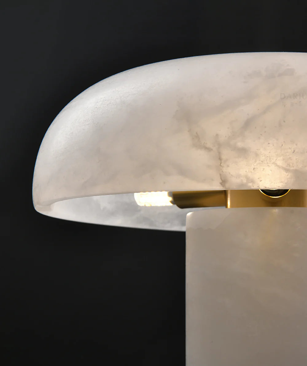 Lámpara de Mesa Moderna Alabaster Habros