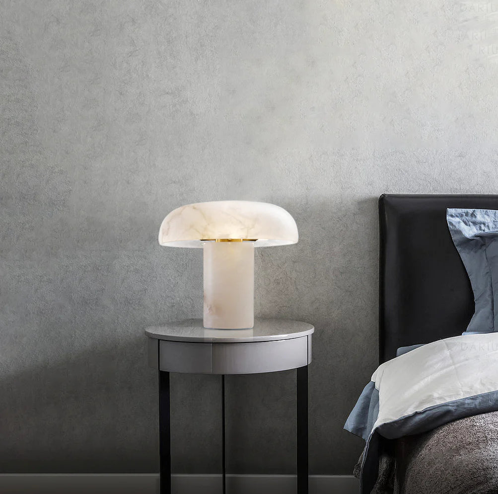 Lámpara de Mesa Moderna Alabaster Habros