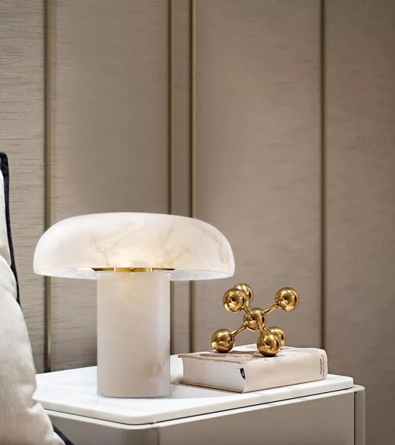 Lámpara de Mesa Moderna Alabaster Habros