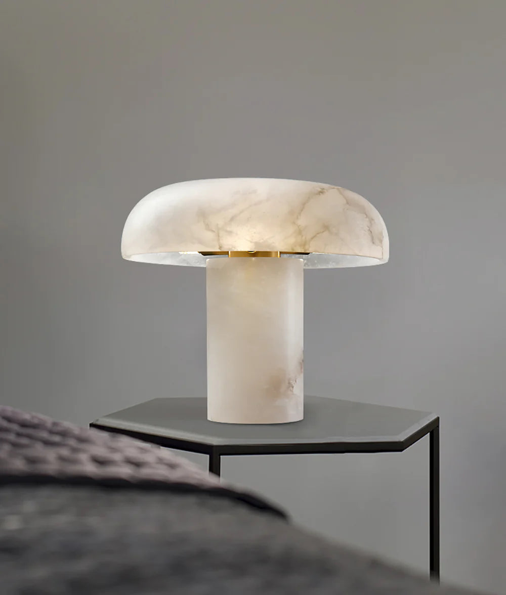 Lámpara de Mesa Moderna Alabaster Habros