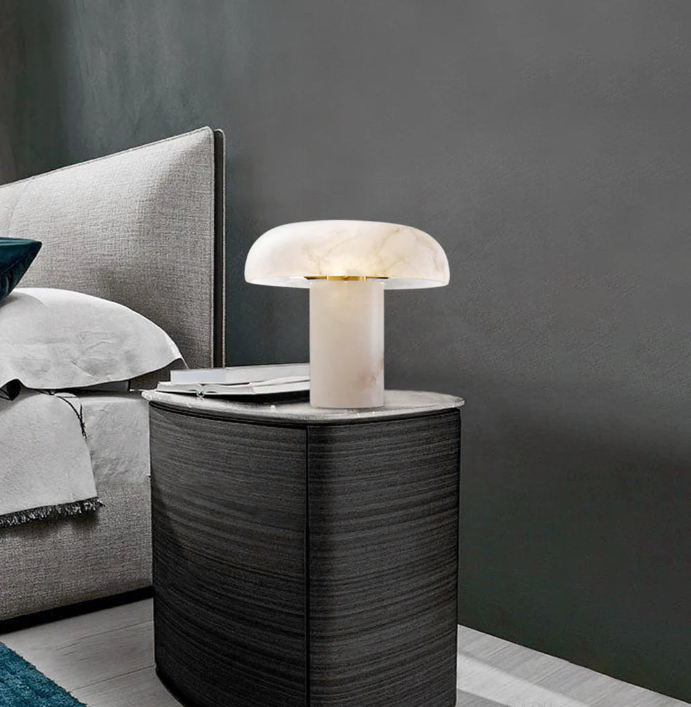 Lámpara de Mesa Moderna Alabaster Habros