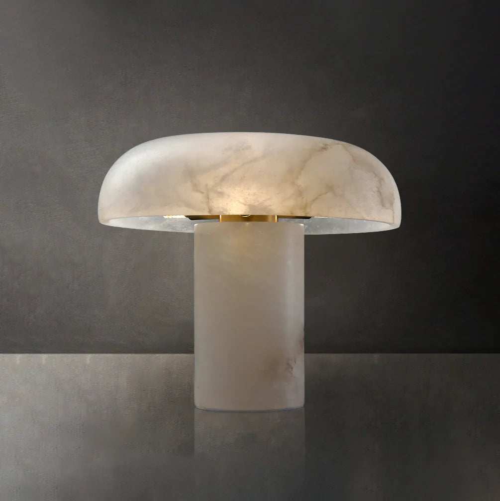 Lámpara de Mesa Moderna Alabaster Habros