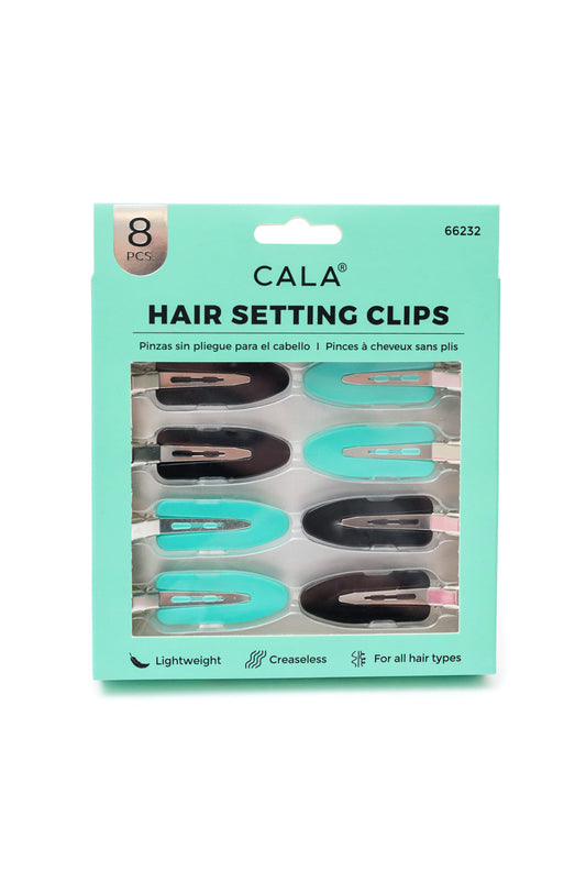 Pinzas de pelo en verde azulado