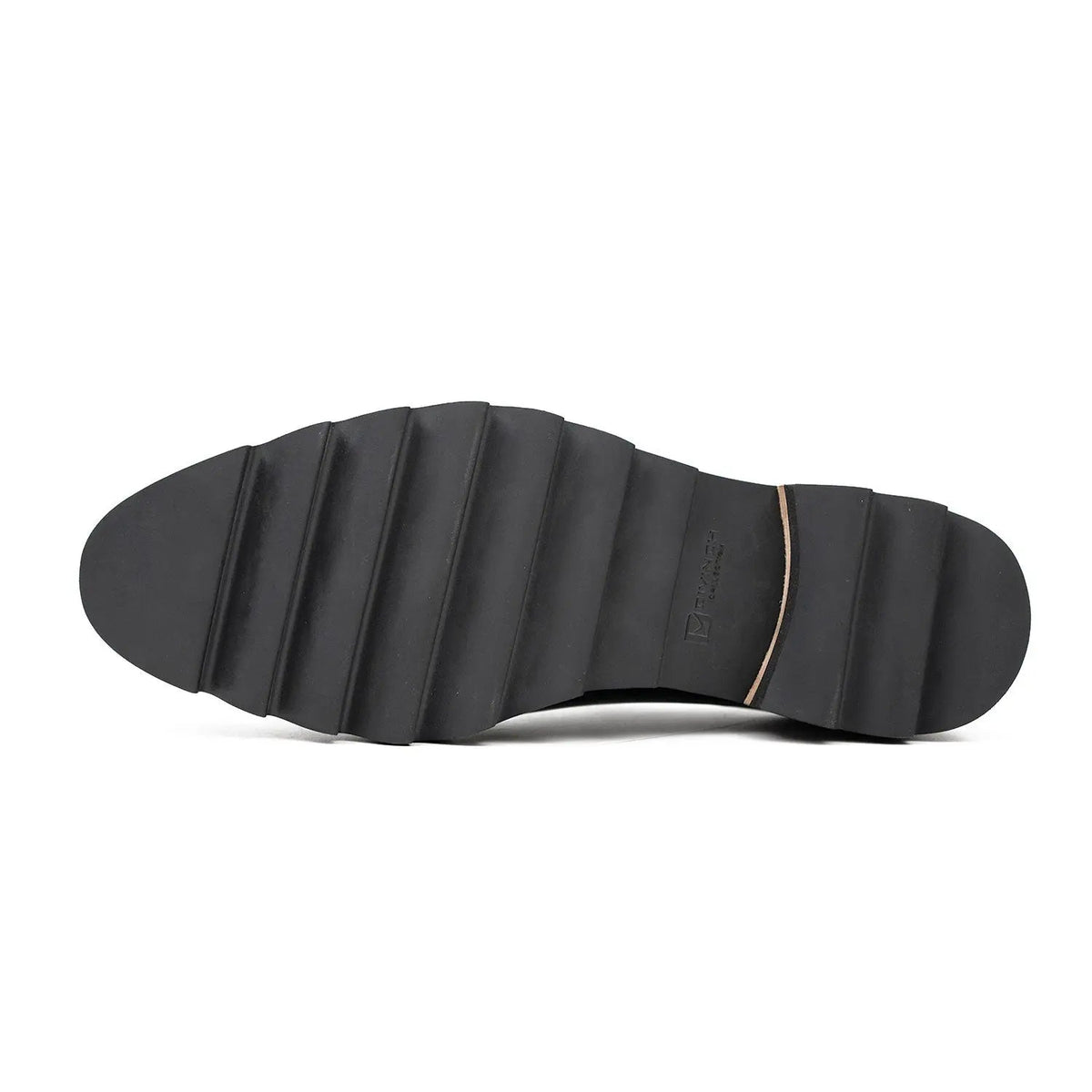 Black Cow Leather Oxford Shoes