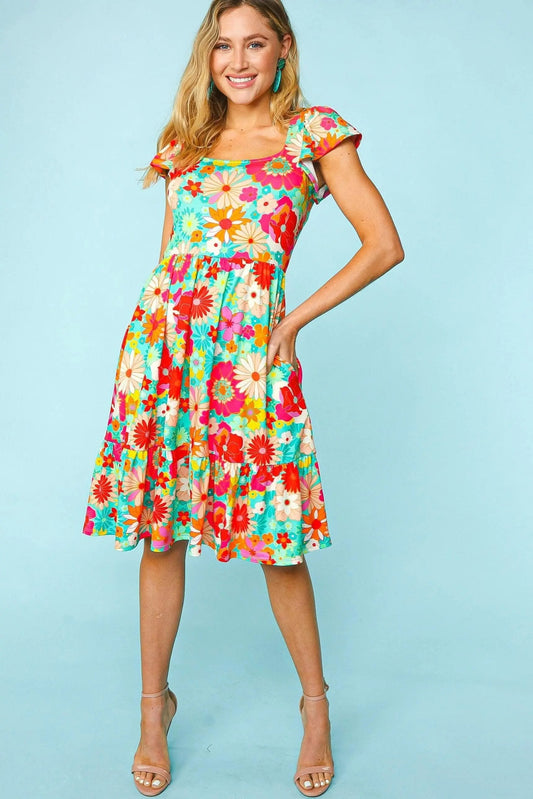 Dresses Trendsi Vestido Floral Casual de Verano para Mujer Bonito y Favorecedor