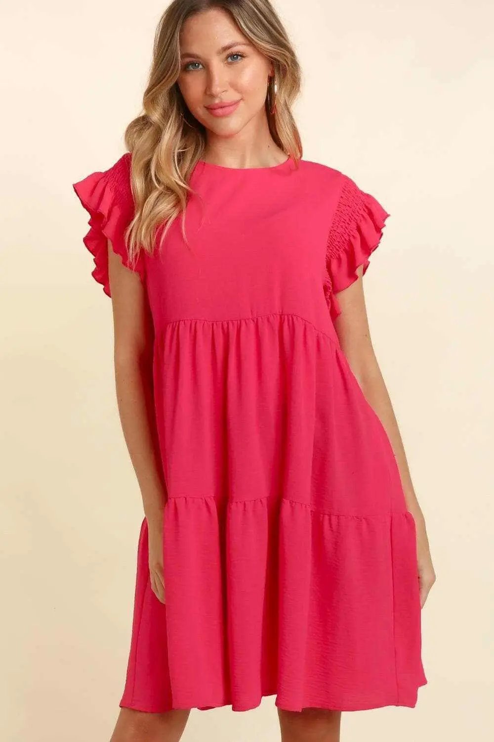Dresses Trendsi Haptics ruffled dress with pockets