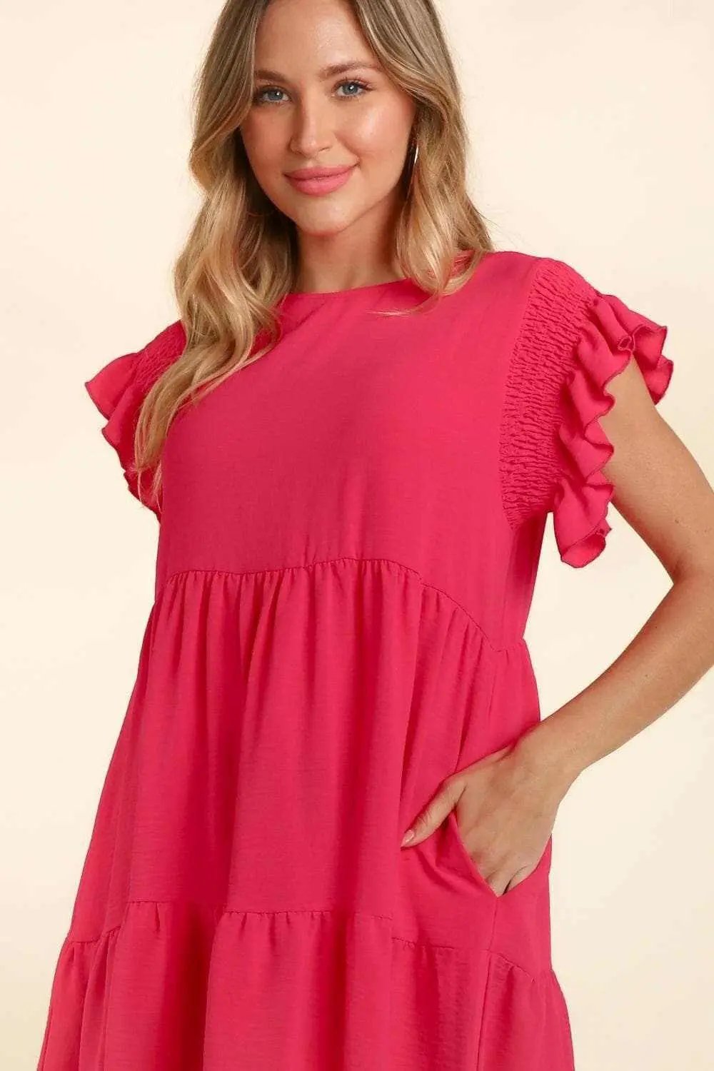 Dresses Trendsi Haptics ruffled dress with pockets