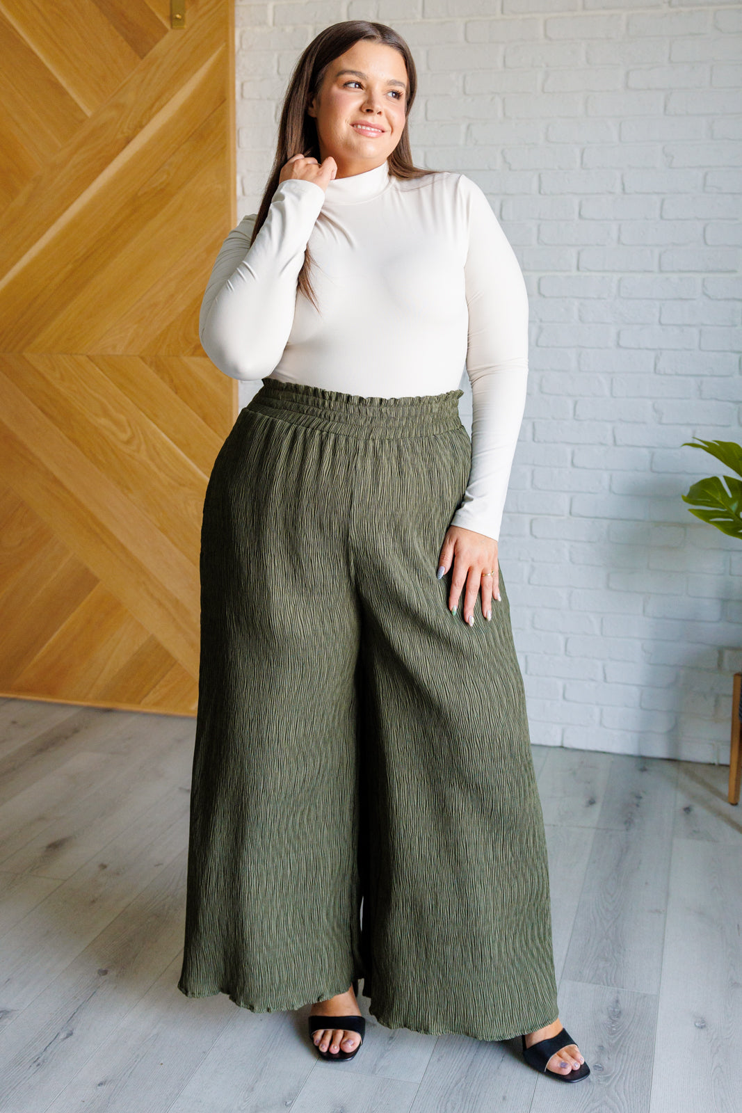 Body con cuello mock Simple Situation en blanco perla