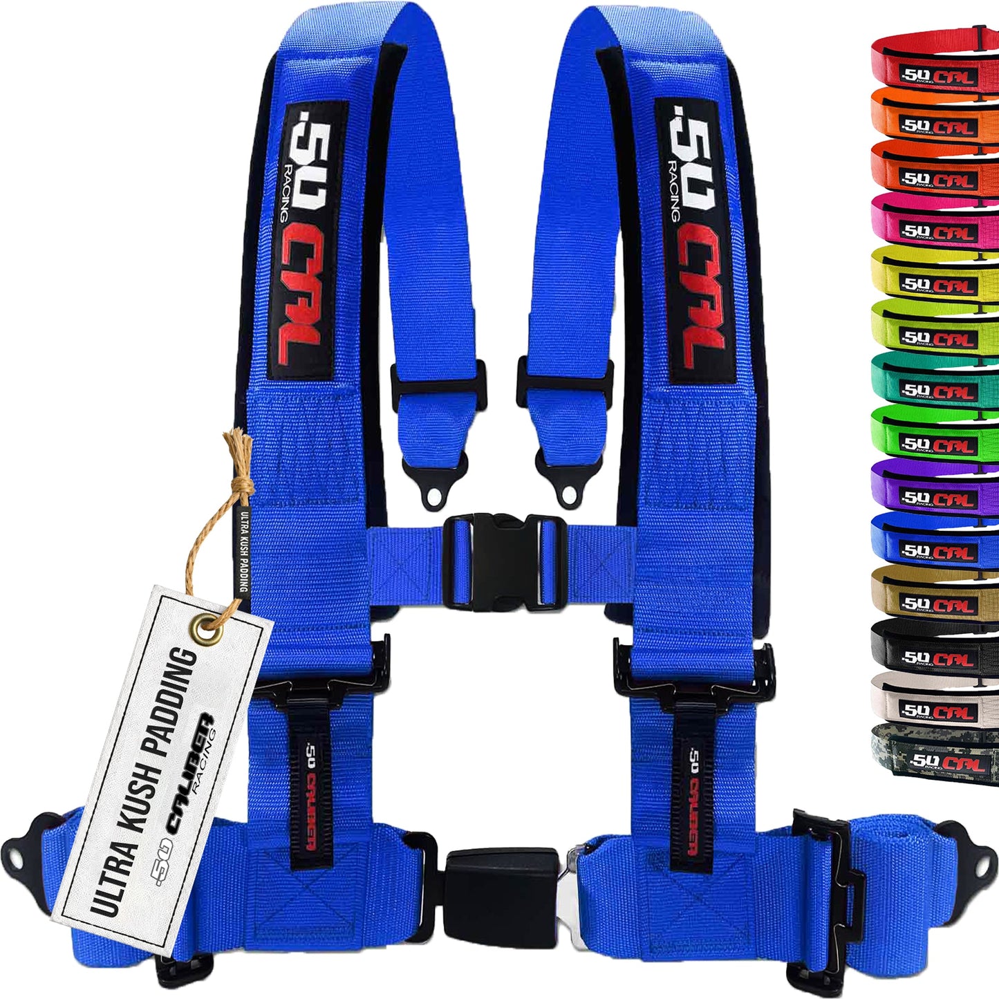 Pro Series 2" & 3" 4 point Harness with push button release