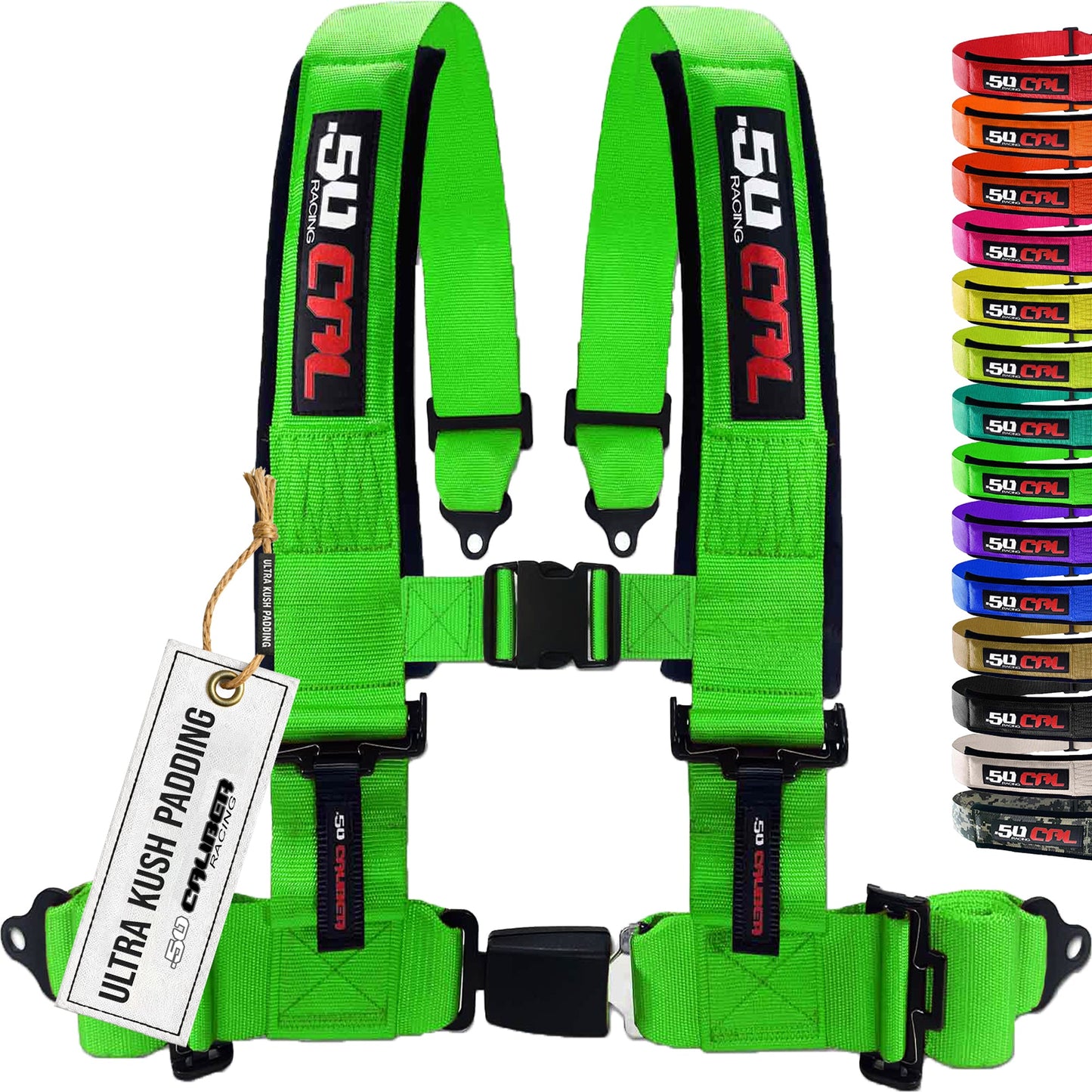 Pro Series 2" & 3" 4 point Harness with push button release