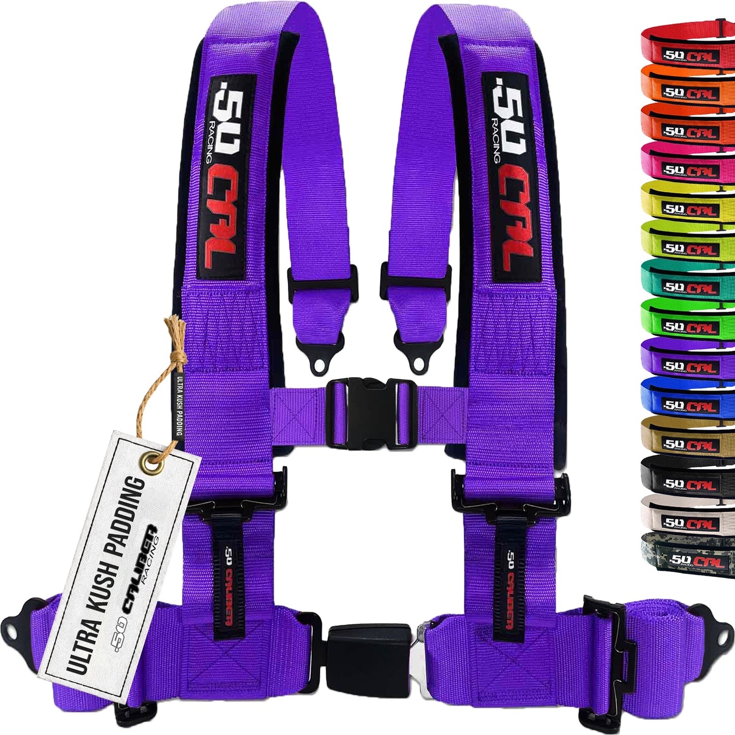 Pro Series 2" & 3" 4 point Harness with push button release