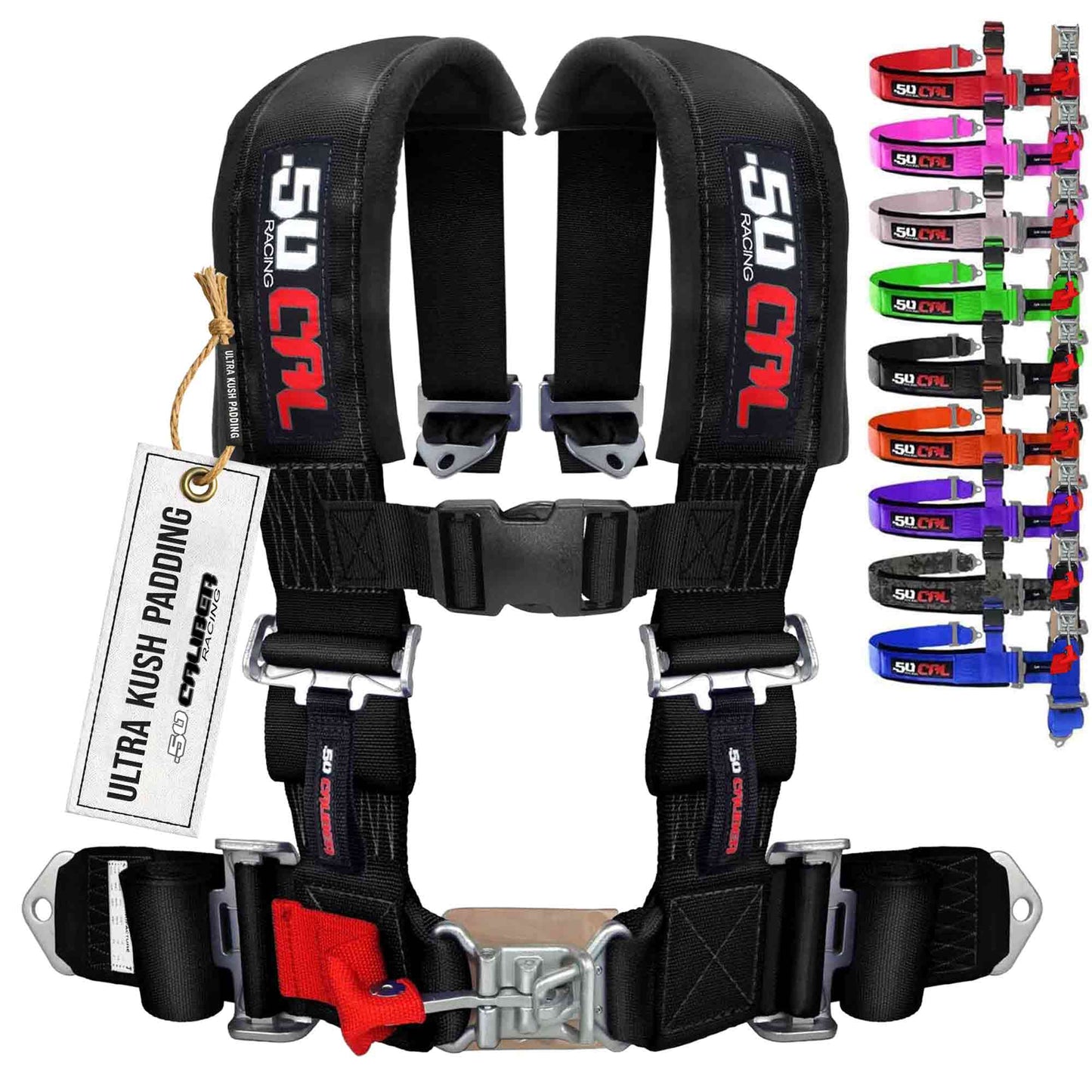 Pro Series 2" 4 point Latch Harness 50 Caliber Racing Harness