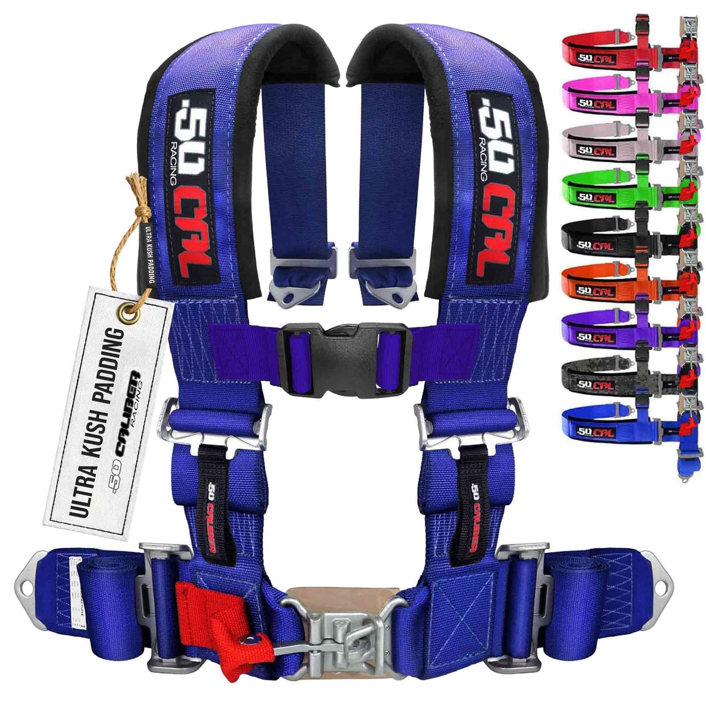Pro Series 2" 4 point Latch Harness 50 Caliber Racing Harness