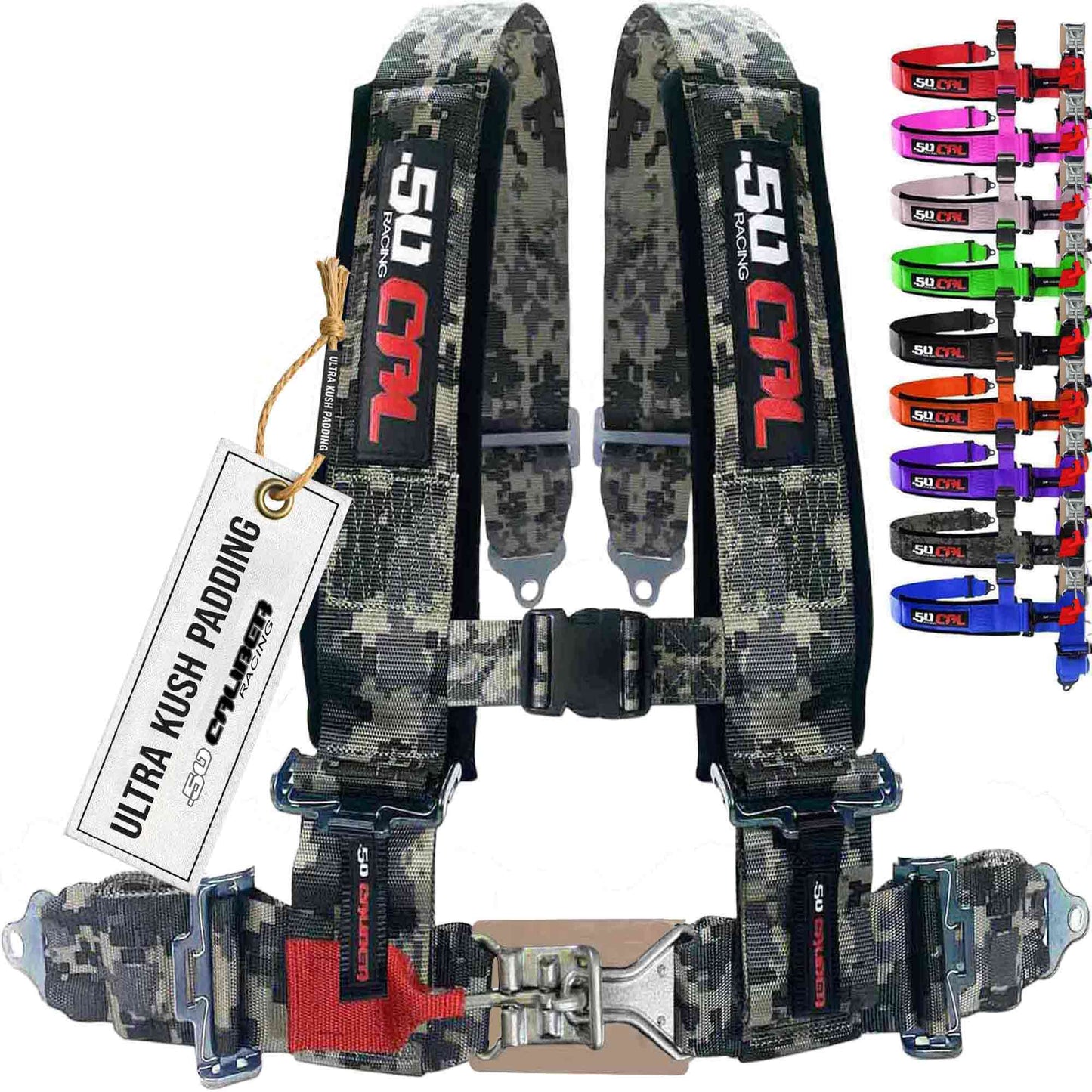 Pro Series 2" 4 point Latch Harness 50 Caliber Racing Harness