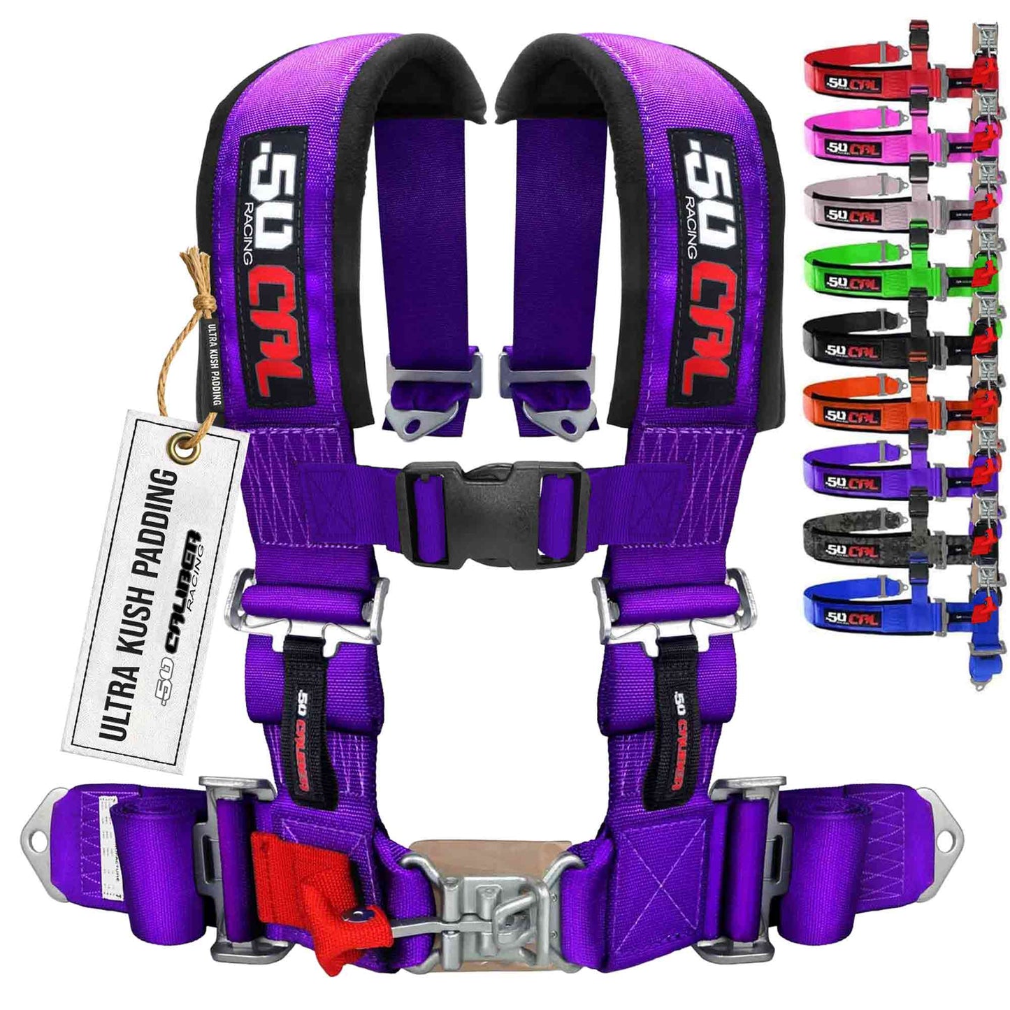 Pro Series 3" 4 point Latch Harness 50 Caliber Racing