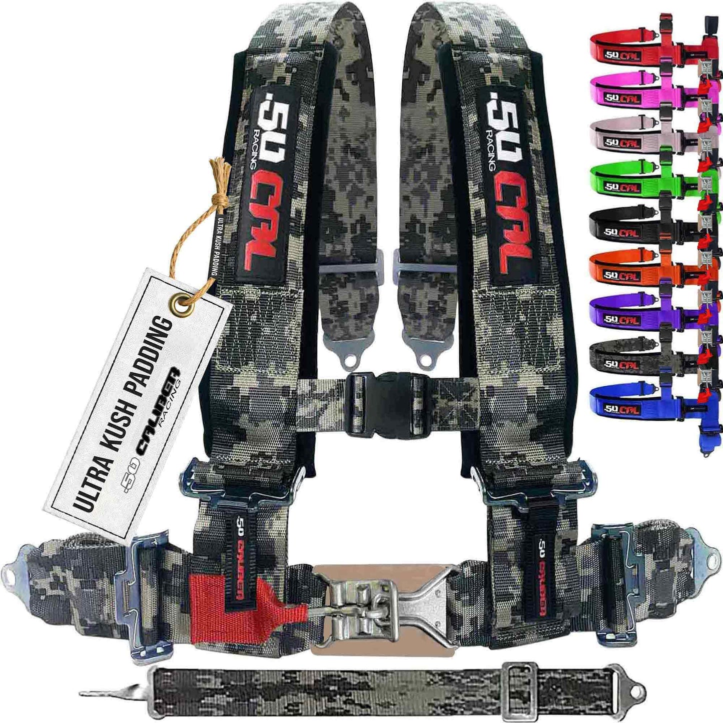 2" 5 point Pro Series Latch Harness 50 Caliber Racing Harness