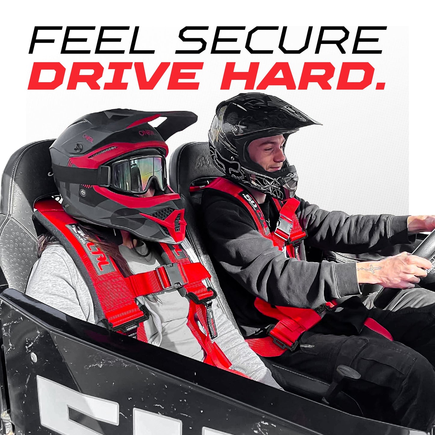 Elite Series 2" & 3" 4 point Harness with push button release