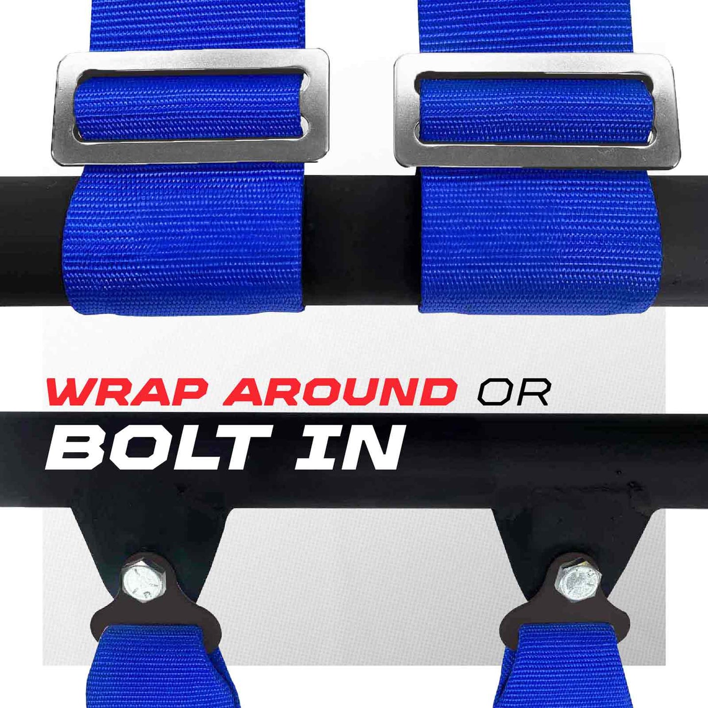 2" 5 point Pro Series Latch Harness 50 Caliber Racing Harness
