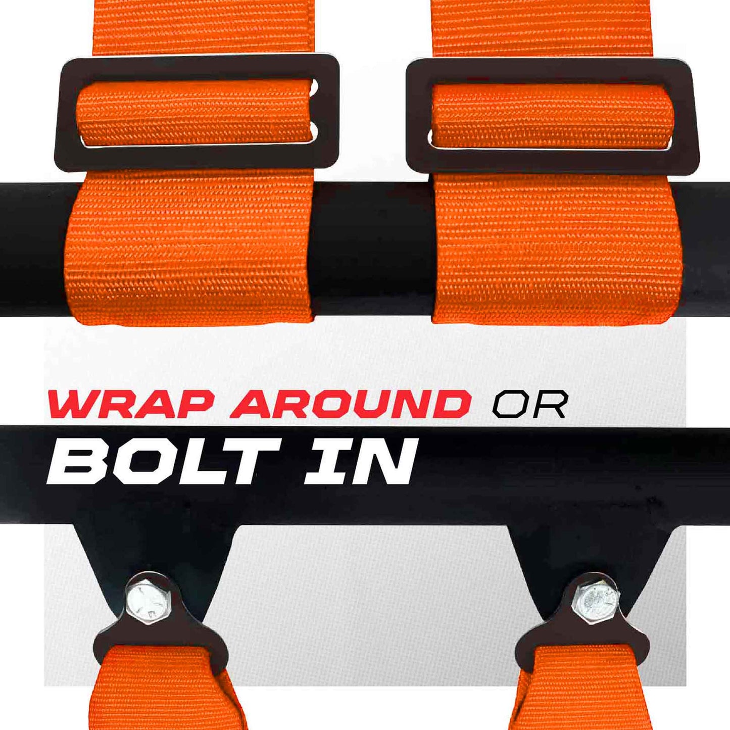 Pro Series 2" & 3" 4 point Harness with push button release
