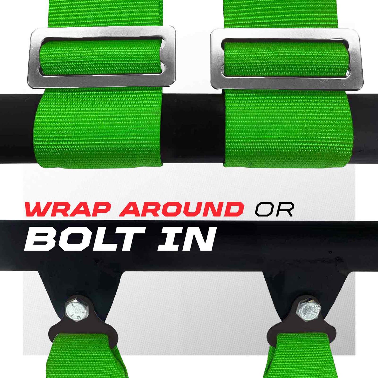 Pro Series 3" 4 point Latch Harness 50 Caliber Racing