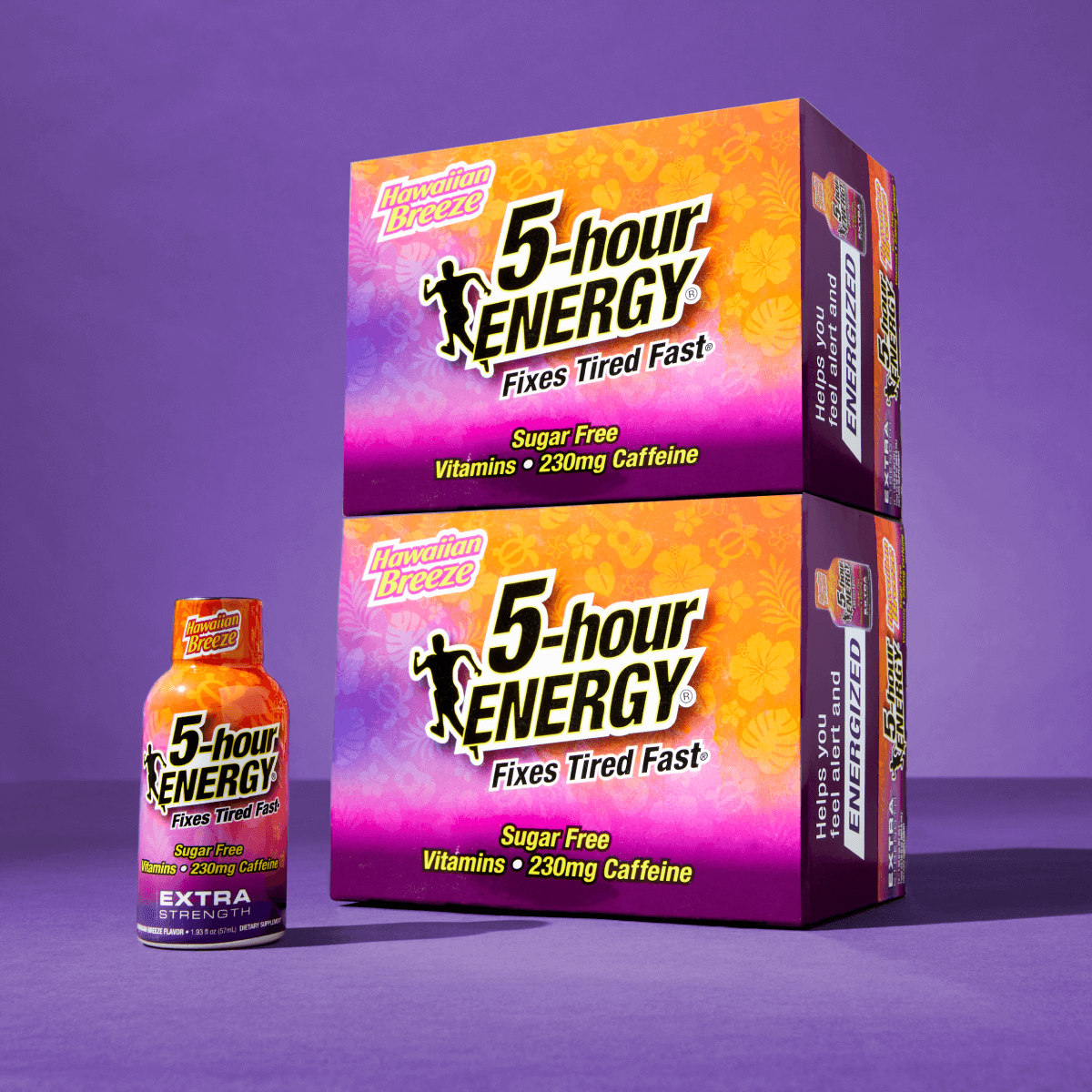 24 Paquetes de Bebidas Energéticas Extra Fuertes 5-hour ENERGY, sabor Brisa Hawaiana, 1.93 oz líq.