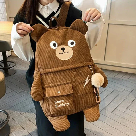 Mochilas de Pana con Osito