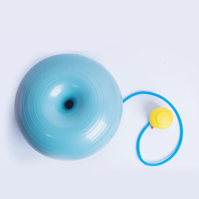 50*28cm Balón de Yoga con Forma de Rosquilla Equipos de Fitness Gimnasio Oficina Entrenamiento Ejercicio Hogar Equilibrio Deportes Pilates