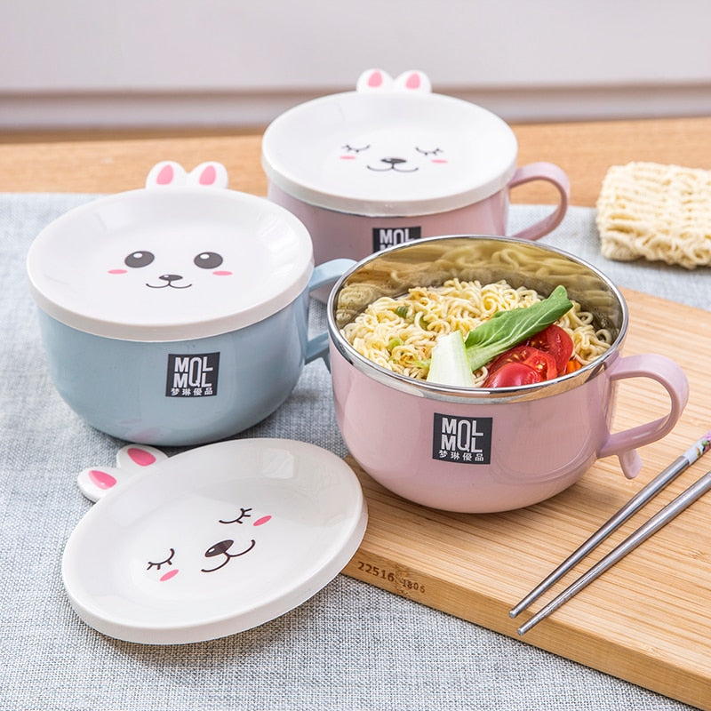 Cuencos de Ramen con Orejas de Conejo