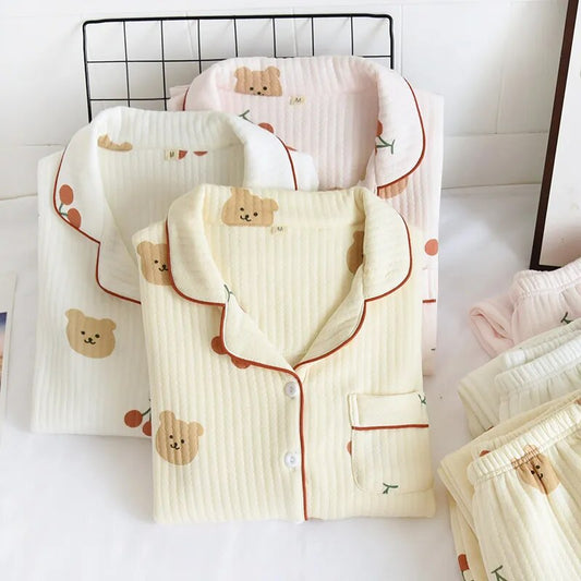 Pijama Cálido Cherry Bear