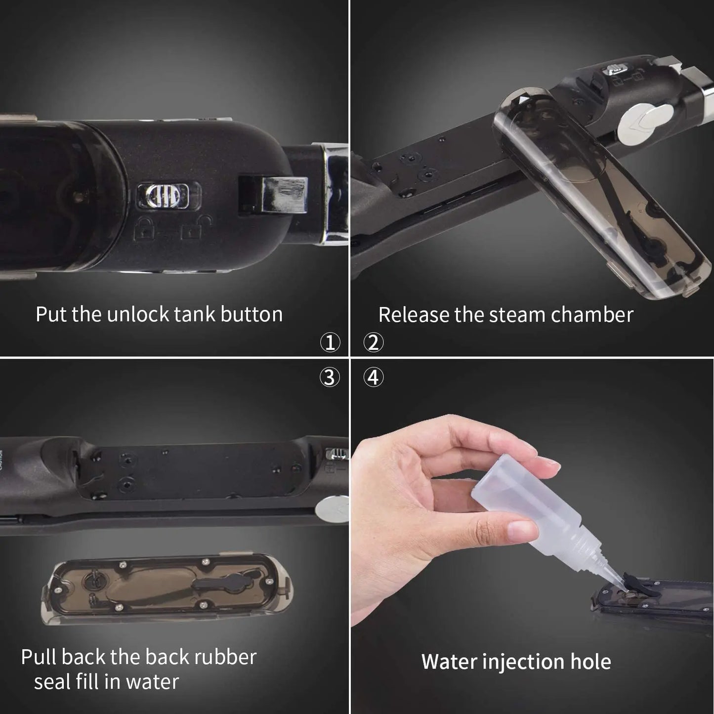 Hair Straightene Professional Steam Flat Iron Ceramic Tourmaline 450F Fast Straightening Curler Vapor Hair Styling Tool