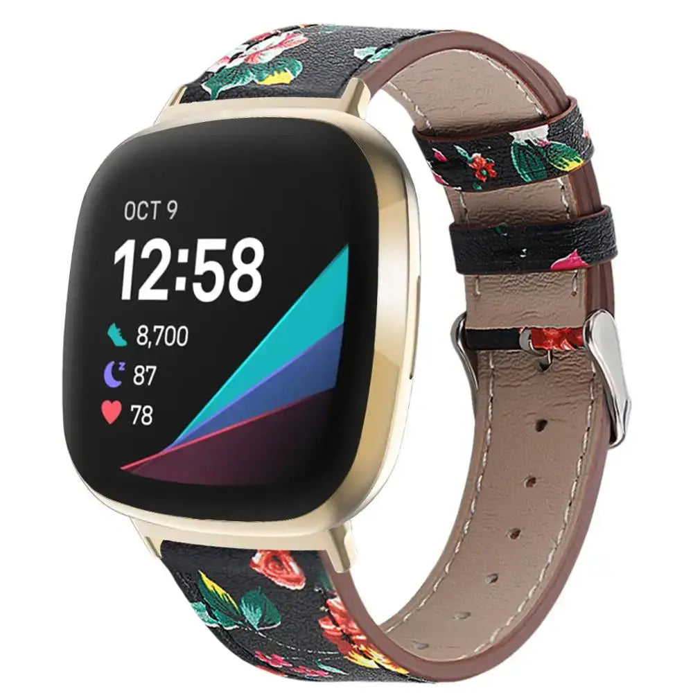 Fitbit Versa 4, Versa 3, Sense 2 & Sense Classic Leather Strap