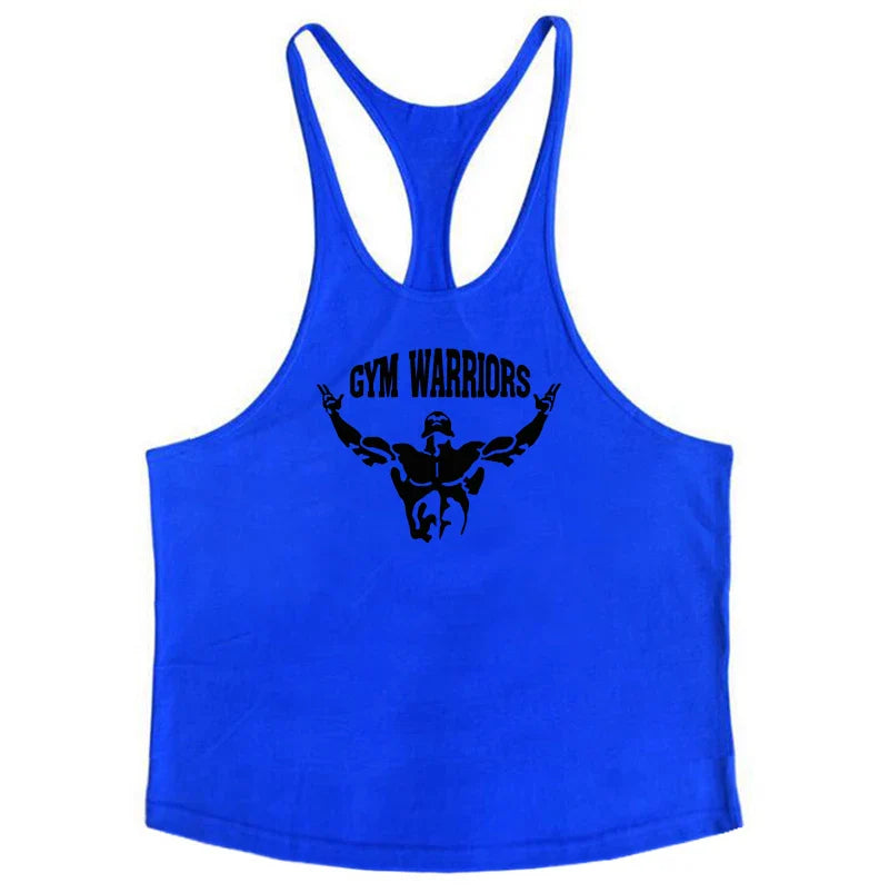 Camiseta Muscleguys sin mangas tipo tirantes finos para fitness