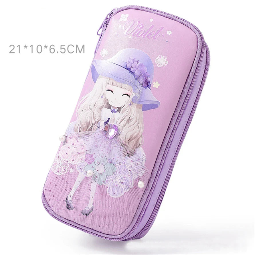 Estuches de lápices de niña kawaii