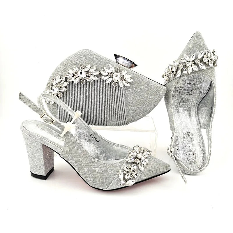 Zapatos italianos con bolsos a juego HYD1-66