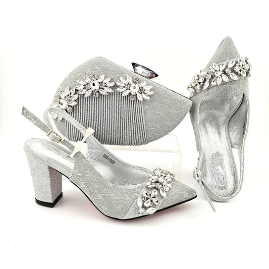 Zapatos italianos con bolsos a juego HYD1-66