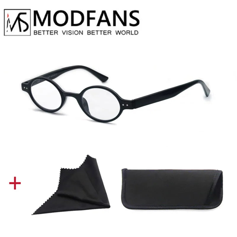 Women Round Classic Frame Presbyopic Glasses for Reading Men Reading Glasses Lightweight Spring Hinge with Diopter +1.0 to +4.0