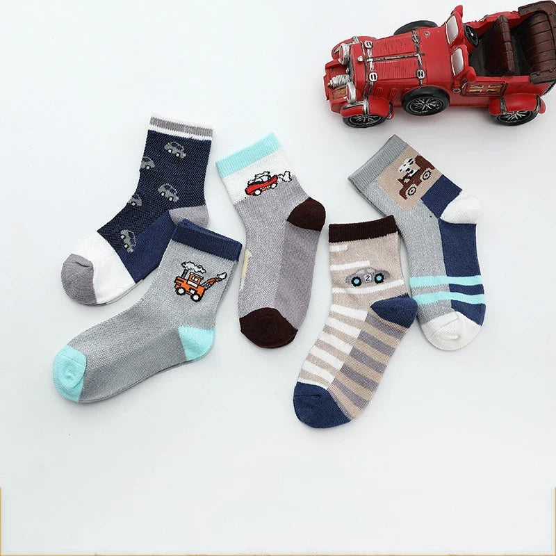 Kids' Spring Summer Mesh Crew Socks
