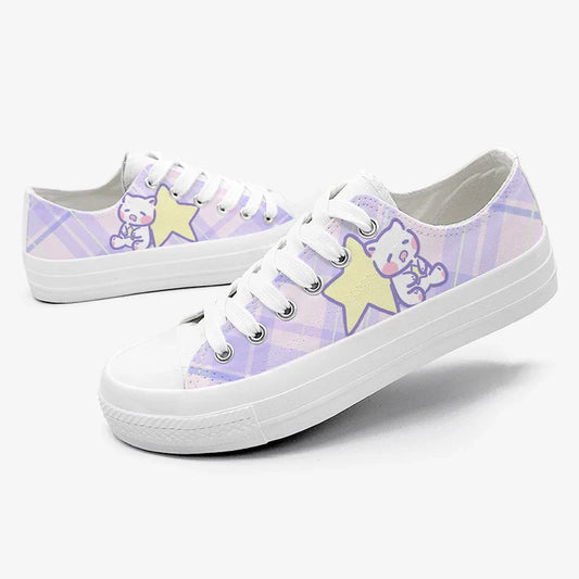 Zapatillas Kawaii de Cuadros