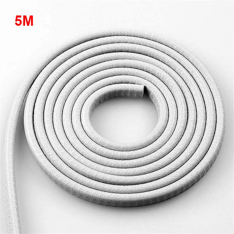 Kcimo Car Door Protector Edge Scratch Strip Guard Trim Car Door Noise reduction Anti Collision Protection With Steel Carstyling