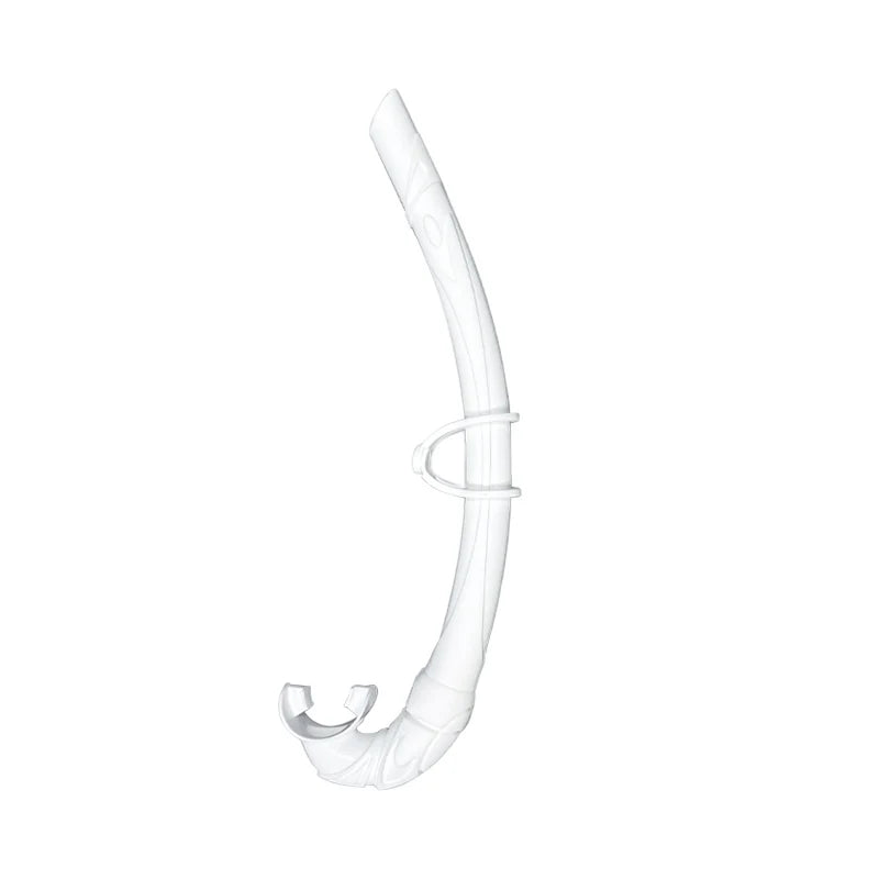 Free Full Silicone Snorkel Can Be Folded Arc-Bite Soft Comfortable Swimming Snorkel
