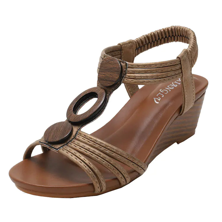 Zapatos grandes de estilo romano retro
