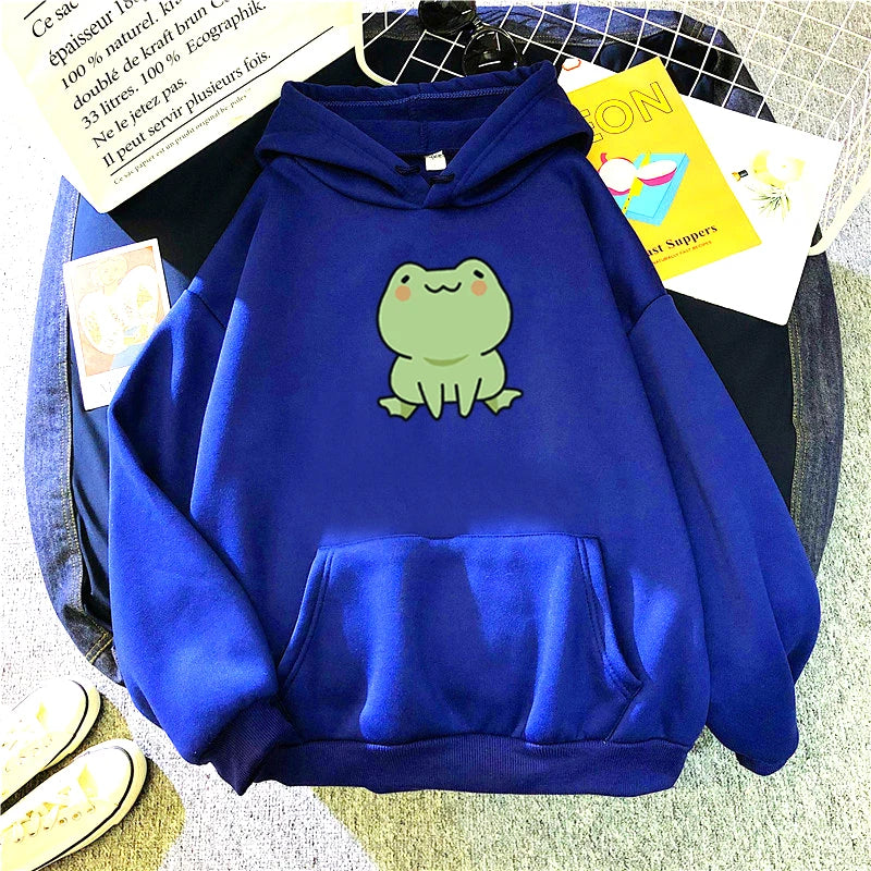 Sudadera con capucha de rana Kawaii