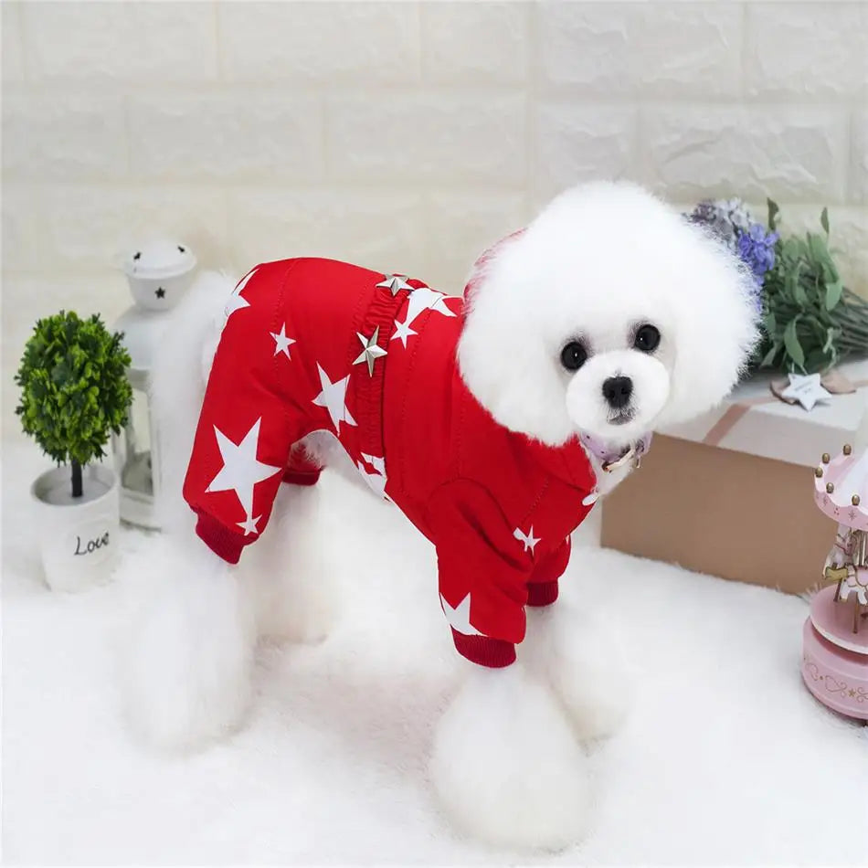 HOT Pet Dog Clothes Coat Winter Warm Outerwear Thicken Dog Costume Clothing Wadded Jacket Pet Cat Products Clothes For Dog Puppy