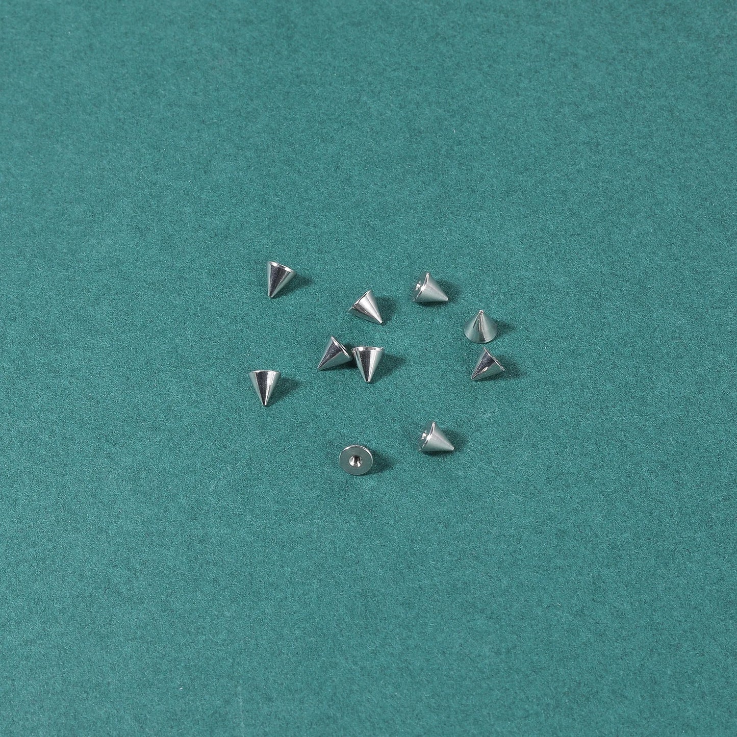 ZS Stainless Steel Fake Lip Studs Stick-on Eyebrow Ring Non Piercing Jewelry Fake Nose Studs Face Piercing Jewelry Dermal Anchor