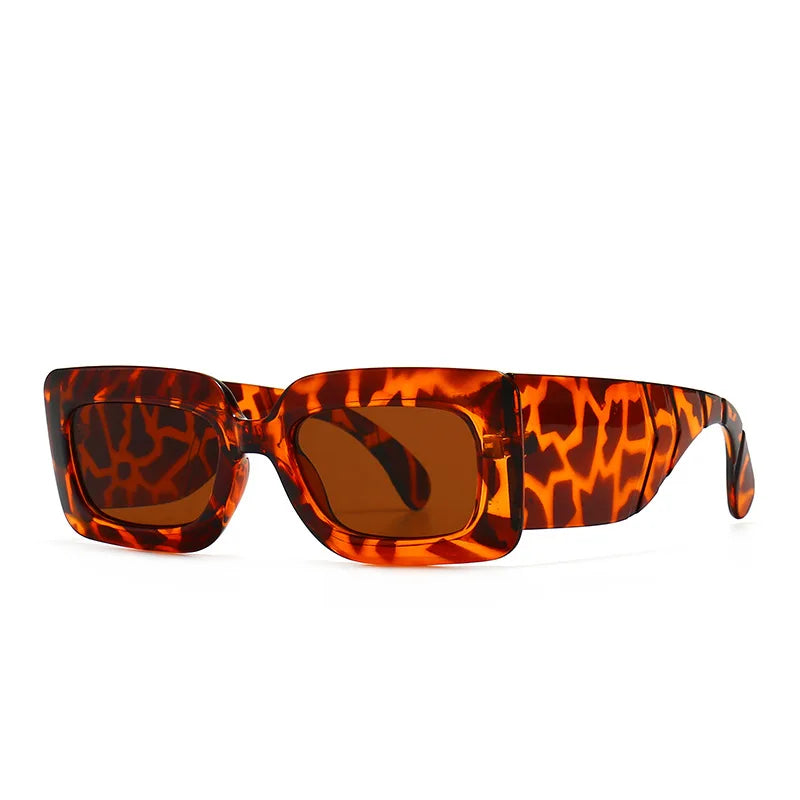 Square Sunglasses Men Women Snakeskin Sun Glasses Snake Pattern Travel Vintage Retro Oculos Shades Female UV400 Gafas De Sol