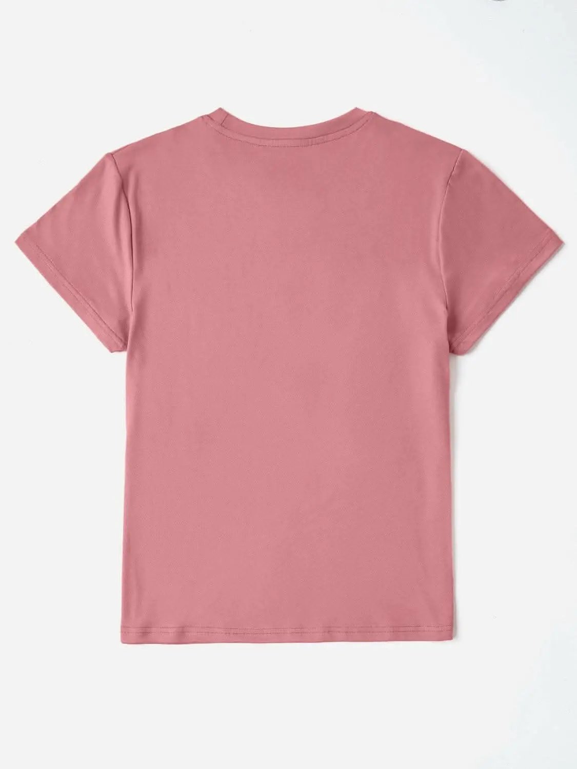 T-Shirts Trendsi Heart Graphic Tee Women's Casual Round Neck Comfort Top