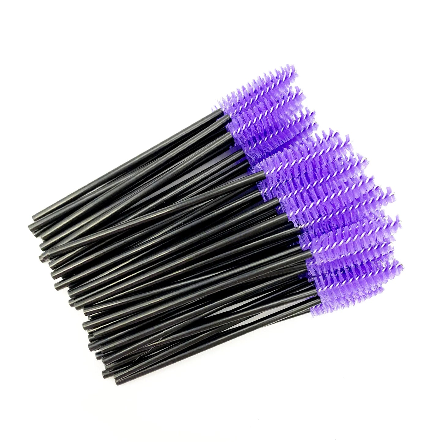 Disposable Eyelashes Brushes Crystal Diamond Handle Lash Brush Eyebrow Mascara Wands Eyelash Extension Supplies Makeup Tools