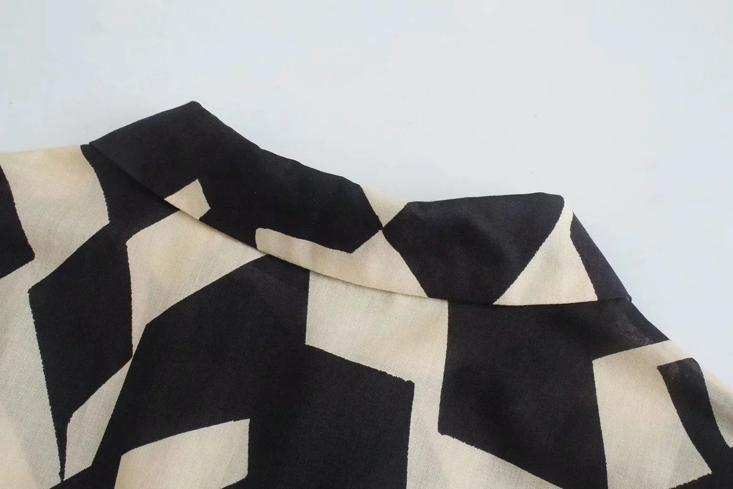 Foridol Geometric Print Black Shirt Dress Casual Elegant Autumn Winter Women's New Dress Vestidos Robe Femme Long Sleeve Dress